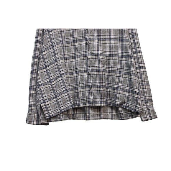 NWT Madewell Flannel Button Up XL Westlake Plaid Boxy Relaxed Outdoor Preppy - Picture 3 of 12